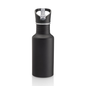 Bouteille en aluminium (600 ml) avec paille extractible 4