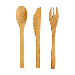 Set de table en bambou et pouch en coton 4