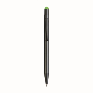 Stylo à déclic en aluminium avec touch screen et logo gravé au laser colorés 3