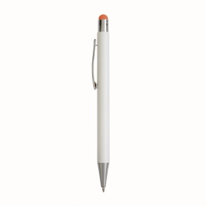 Stylo à déclic en aluminium avec touch screen et logo gravé au laser colorés 9