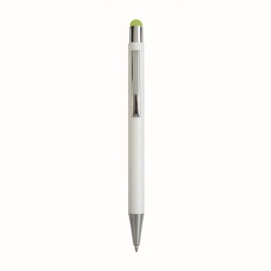Stylo à déclic en aluminium avec touch screen et logo gravé au laser colorés 2