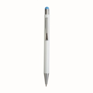 Stylo à déclic en aluminium avec touch screen et logo gravé au laser colorés 3