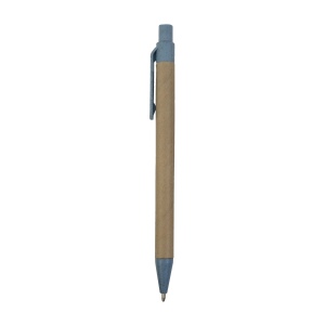 Stylo à déclic en papier recyclé avec détails en paille de blé (50%) et PP (50%) 9