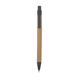 Stylo à déclic en papier recyclé avec détails en paille de blé (50%) et PP (50%) 6