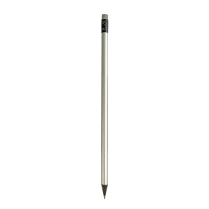 Crayon en bois avec mine en graphite, à section cylindrique, avec caoutchouc noire (trempé 3