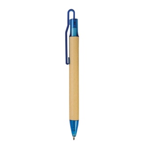 Stylo à déclic en papier recyclé avec détails plastique 10