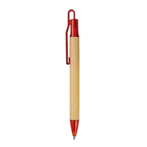 Stylo à déclic en papier recyclé avec détails plastique 12