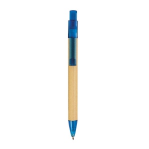 Stylo à déclic en papier recyclé avec détails plastique 4