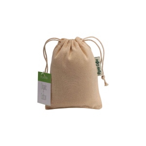 Pochon cadeau en coton organique, 140 g/m2, 10 x 14 cm 3