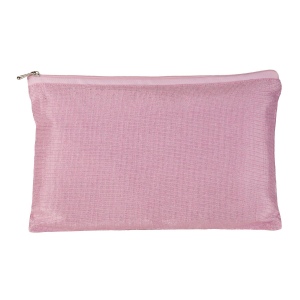 Beauty case en polycoton brillant avec fermeture éclair 7