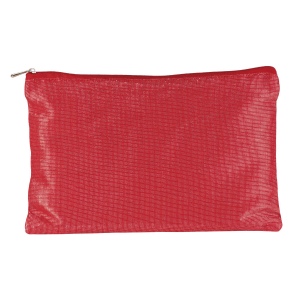 Beauty case en polycoton brillant avec fermeture éclair 9