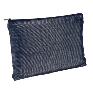 Beauty case en polycoton brillant avec fermeture éclair 3