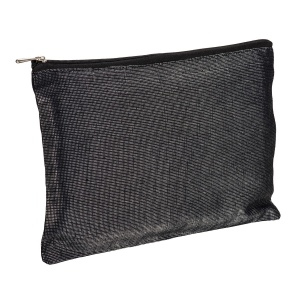 Beauty case en polycoton brillant avec fermeture éclair 5