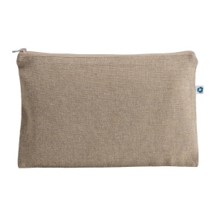 Beauty case en coton recyclé  150 g/m2, avec fermeture éclair 3