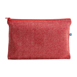 Beauty case en coton recyclé  150 g/m2, avec fermeture éclair 5