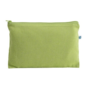 Beauty case en coton recyclé  150 g/m2, avec fermeture éclair