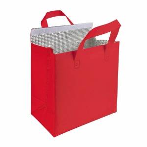 Sac isotherme en TNT laminé 100g/m2, fermeture velcro, 8