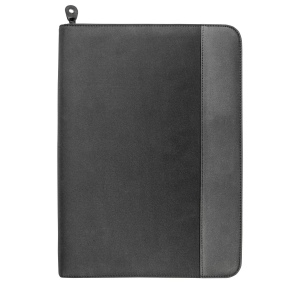 Pochette porte-documents en microfibre et simili cuir. Poche interne 2