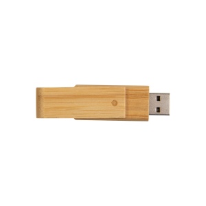 Clé USB 8 Gb pivotante en bamboo. Possibilité d'import sur demande à partir de 250 pièces 4