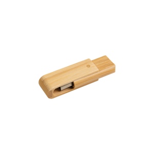 Clé USB 8 Gb pivotante en bamboo. Possibilité d'import sur demande à partir de 250 pièces