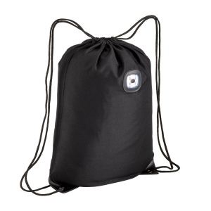 Sac-à-dos en polyester 300T avec lumière LED COB, angles renforcés 4