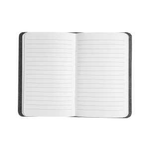 Carnet avec couverture en papier recyclé, feuilles à lignes, coloris ivoire 4