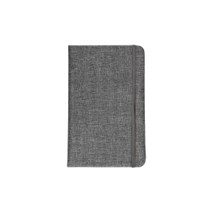 Carnet avec couverture en papier recyclé, feuilles à lignes, coloris ivoire