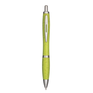 Stylo à déclic en paille de blé (50%) et PP (50%)
