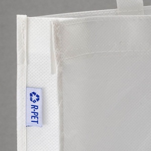 Tote-bag en R-pet 80 g/m2 avec soufllet et anses longues 16