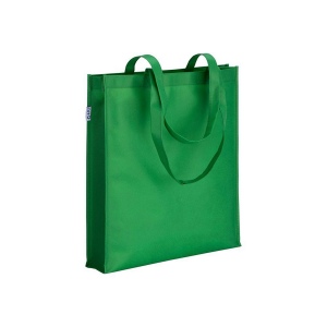 Tote-bag en R-pet 80 g/m2 avec soufllet et anses longues 3