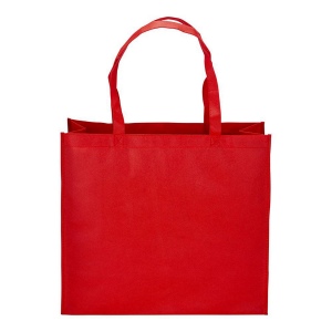 Tote-bag avec soufflet en R-pet   80g/m2, anses longues 11
