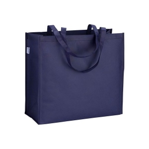 Tote-bag avec soufflet en R-pet   80g/m2, anses longues 2