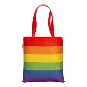 Tote-bag arc-en-ciel en R-pet 80 g/m2 anses longues 3