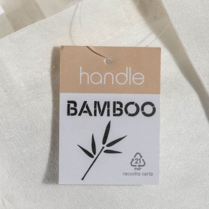 Tote-bag en fibre de bambou 135 g/m2, anses longues 7