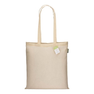 Tote-bag en coton bio 100 g/m2, anses longues 3
