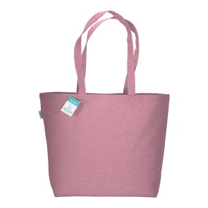Tote-bag avec soufflet en coton recyclé 190 g/m2, anses longues 16