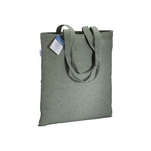 Tote-bag en coton recyclé à impact carbone neutre 280 g/m2, anses longues 4