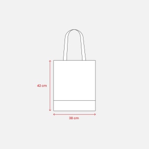 Tote-bag en coton 135g/m2, base en liège, anses longues 5