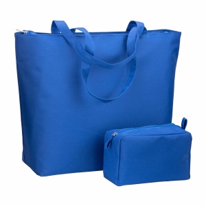 Sac de plage en polyester 300D avec anses longues et fermeture éclair 9