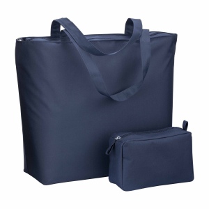 Sac de plage en polyester 300D avec anses longues et fermeture éclair 13