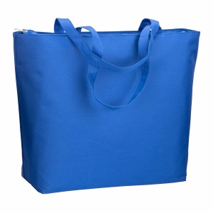 Sac de plage en polyester 300D avec anses longues et fermeture éclair 2
