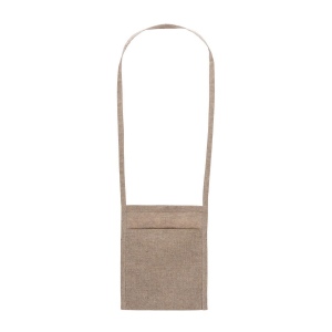 Porte-verre de dégustation en coton recyclé de 150 g/m2, avec poche et soufflet. 5