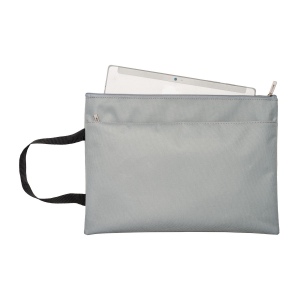 Porte-documents en polyester avec poche frontale 9