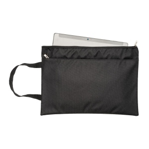 Porte-documents en polyester avec poche frontale 13