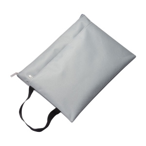 Porte-documents en polyester avec poche frontale 3