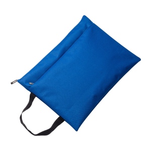 Porte-documents en polyester avec poche frontale