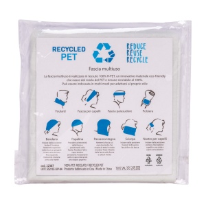 Bandana tubulaire multi-usages R-pet en tissu élastique 9