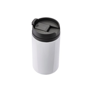 Tasse en metal avec intérieur, manche et bouchon en plastique Adaptée pour la sublimation 4