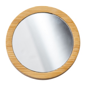 Miroir rond en bambou 3