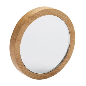 Miroir rond en bambou 2
